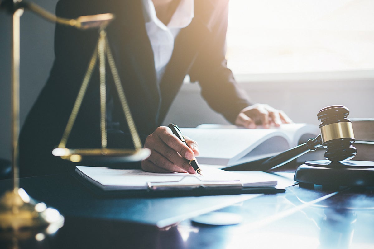 Lawyer Working on Personal Injury Case
